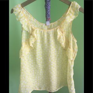 Gap transparent Yellow Blouse